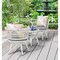 Manhattan Comfort Monaco Rope Wicker 3-Piece Patio Conversation Set with Cushions in Grey OD-CV013-GY - alternate 10